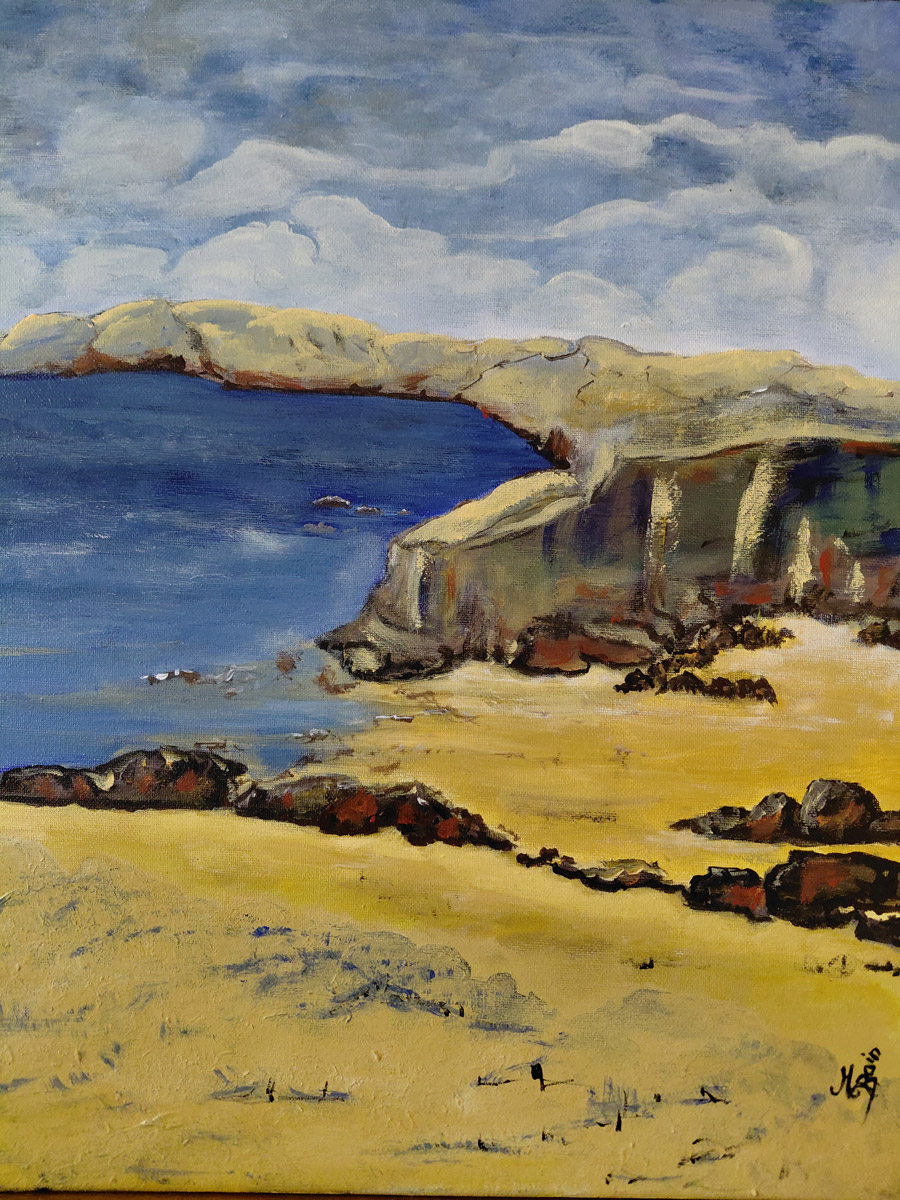 Plage de Belle Île encore vierge