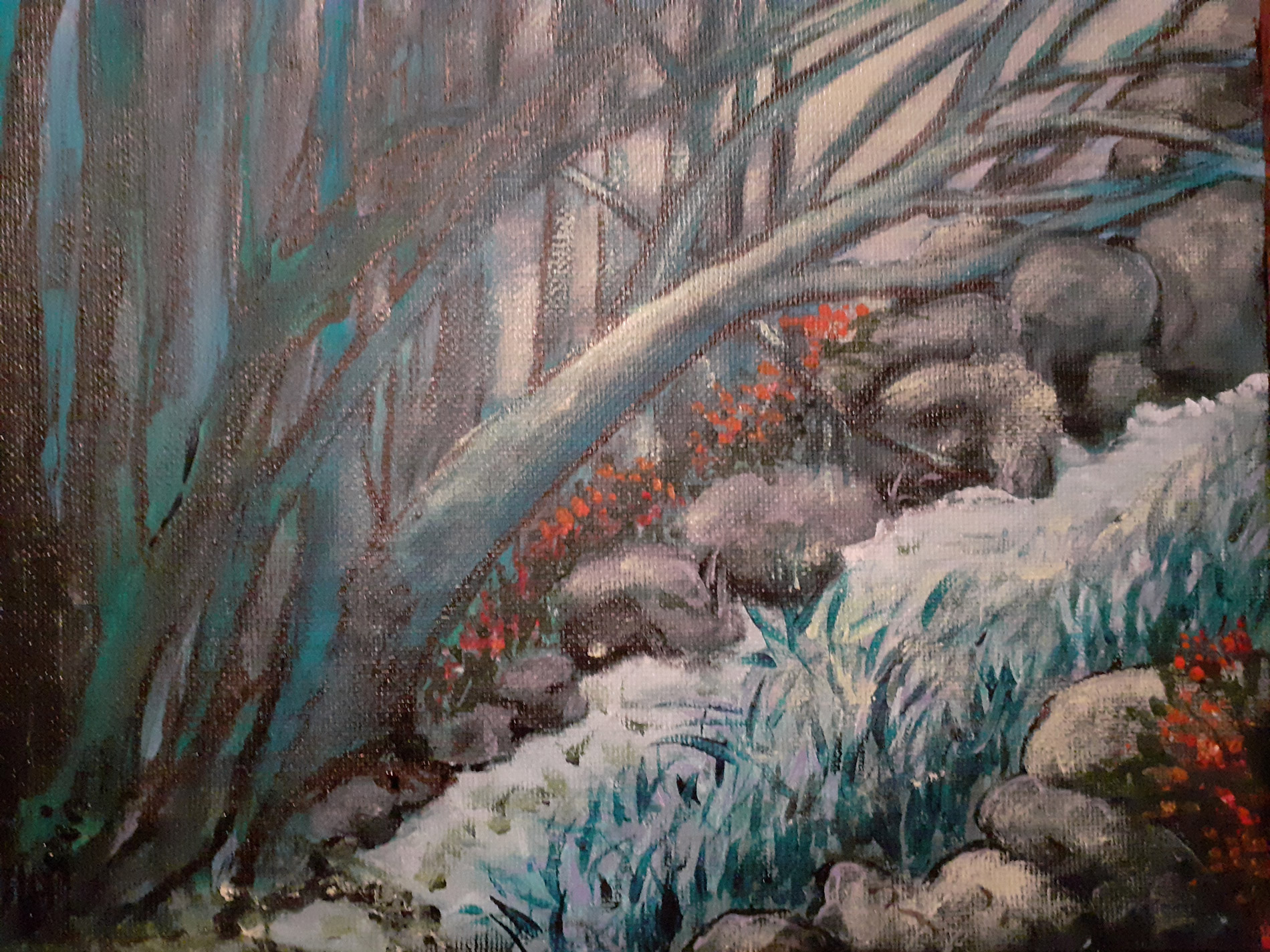La forêt bleue