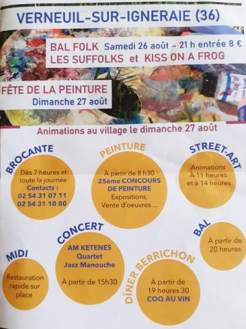 Vernueil-sur-Igneraie - Fête de la peinture