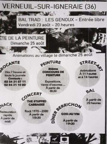 Fête de la peinture à Verneuil-sur-Igneraie