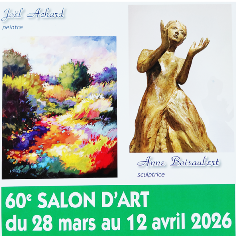 Affiche du 60ième salon d'art - Les amis de Montmartre