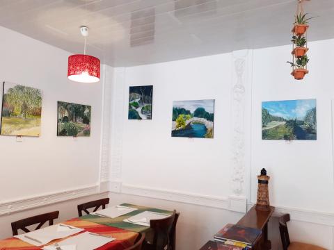 Exposition au restaurant "Le bon libanais"